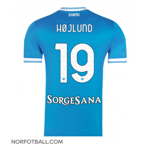 Billige Fotballdrakt SSC Napoli Rasmus Hojlund #19 Replika Hjemmedrakt 2025-26 Kortermet Billige Fotballdrakt SSC Napoli Rasmus Hojlund #19 Replika Hjemmedrakt 2025-26 Kortermet
